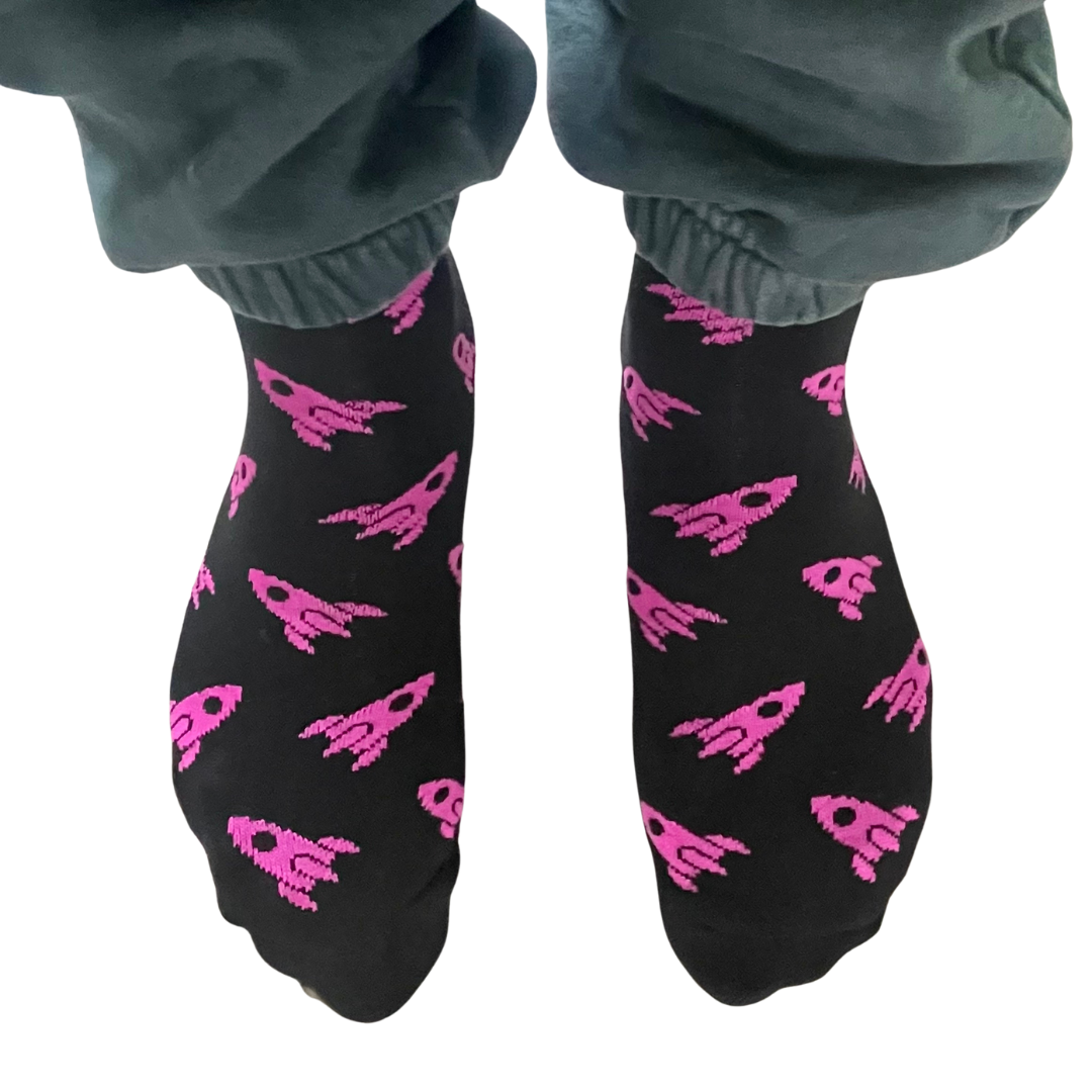 SPACE YACHT ROCKET SOCKS - VICE CITY COLORWAY