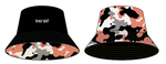 BUCKET HAT - REVERSIBLE BLACK & CORAL CAMO (LIMITED EDITION)