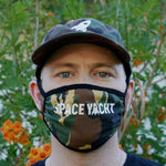 SPACE YACHT CAMO FACE MASK