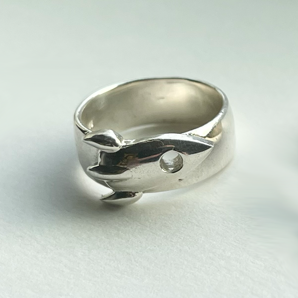 ROCKET RING - 14K GOLD OR STERLING SILVER – SPACE YACHT